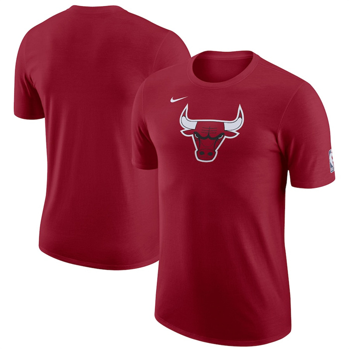 Men's Chicago Bulls Red 2022/23 City Edition Essential Warmup T-Shirt